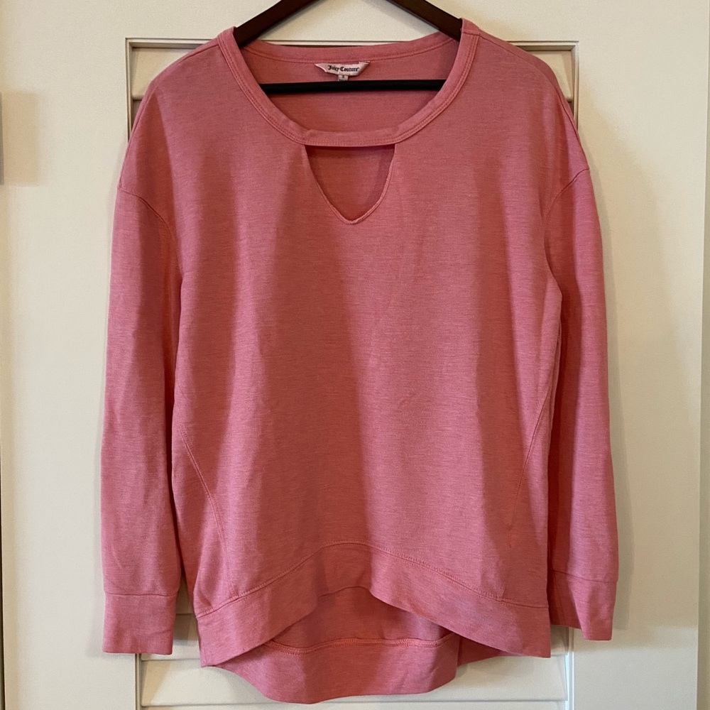 Juicy Couture Pink Long Sleeve Pullover